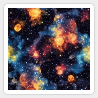 Deep Outer Space Pattern 1 Sticker